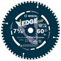 Bosch DCB760B5 7-1/4" 60 Tooth Edge Circular Saw Blades for Extra Fine Finish (5 Pack)
