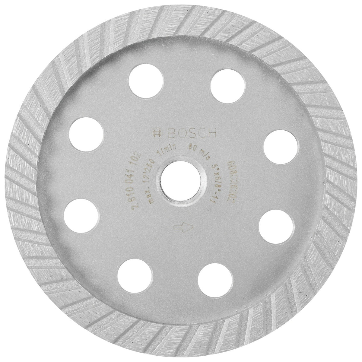 Bosch DCT0501 5" Turbo Diamond Cup Wheel for Smooth Concrete Grinding