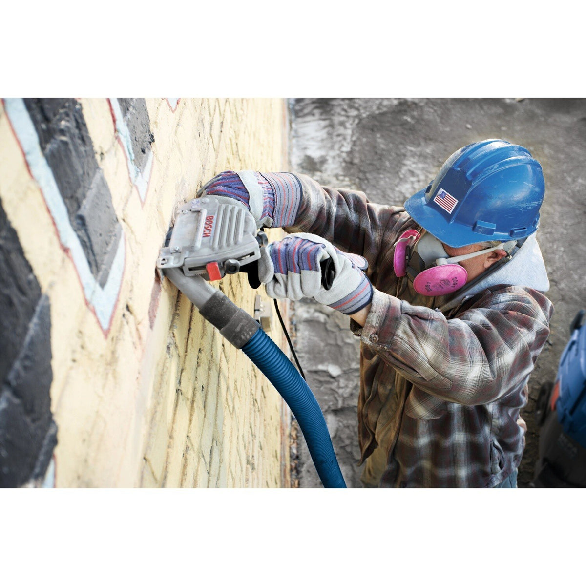Bosch DD4510S 4-1/2" Standard Sandwich Tuckpointing Blade for Mortar and Grout Removal - 2