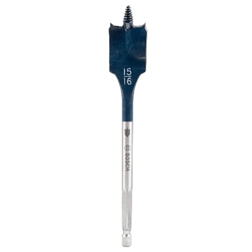 Bosch DSB1012 15/16" x 6" Daredevil Standard Spade Bit for Wood Drilling