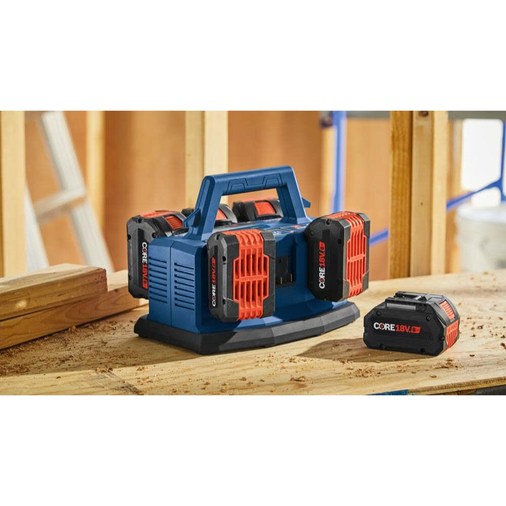Bosch GAL18V6-80 18V 6-Bay Fast Battery Charger - 6