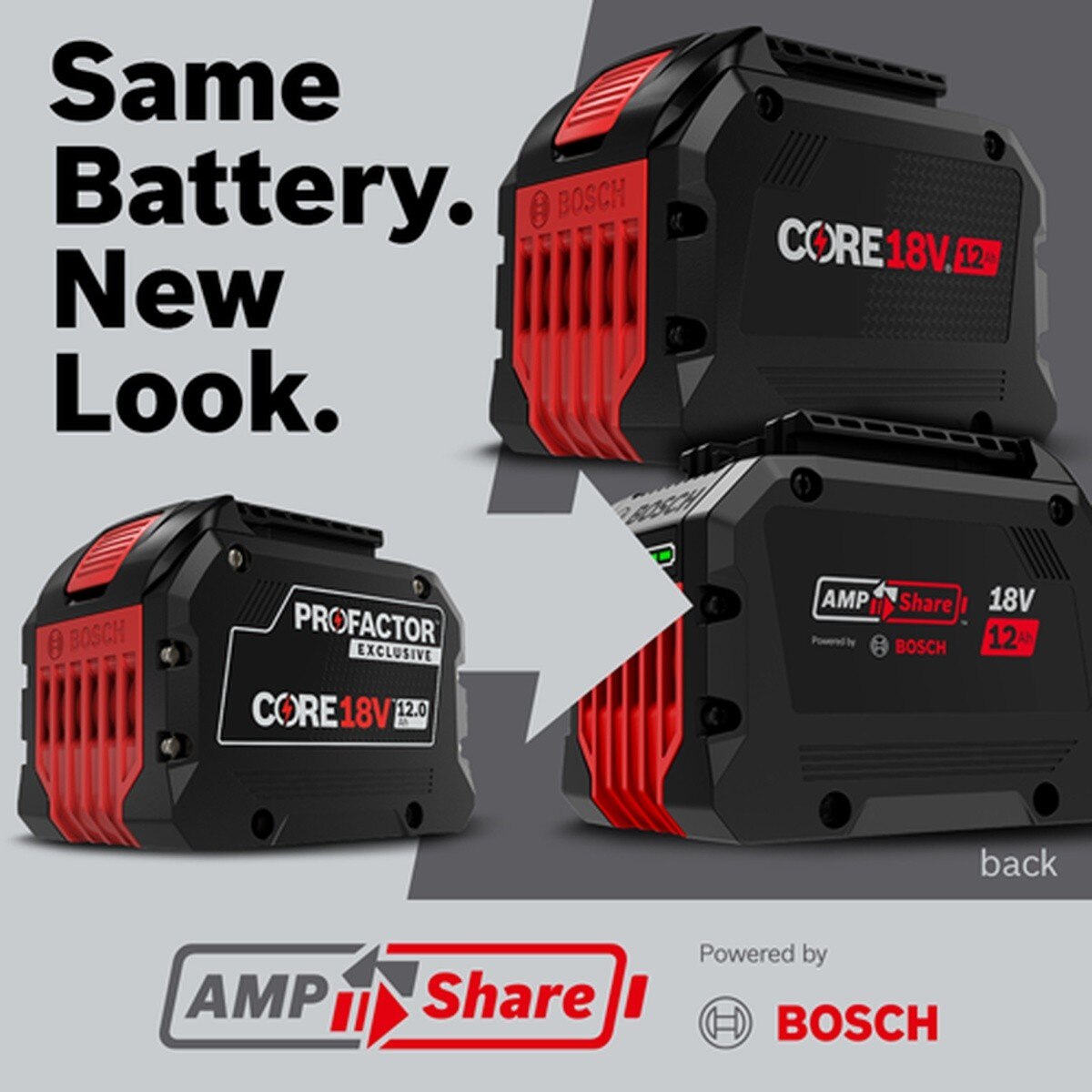 Bosch GBA18V120 18V CORE18V Lithium-Ion 12.0 Ah PROFACTOR Exclusive Battery (1 Pack) - 9