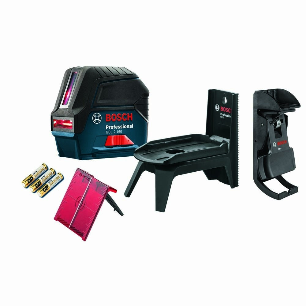 Bosch GCL 2-160 Self-Leveling Cross-Line Laser with Plumb Points - 3