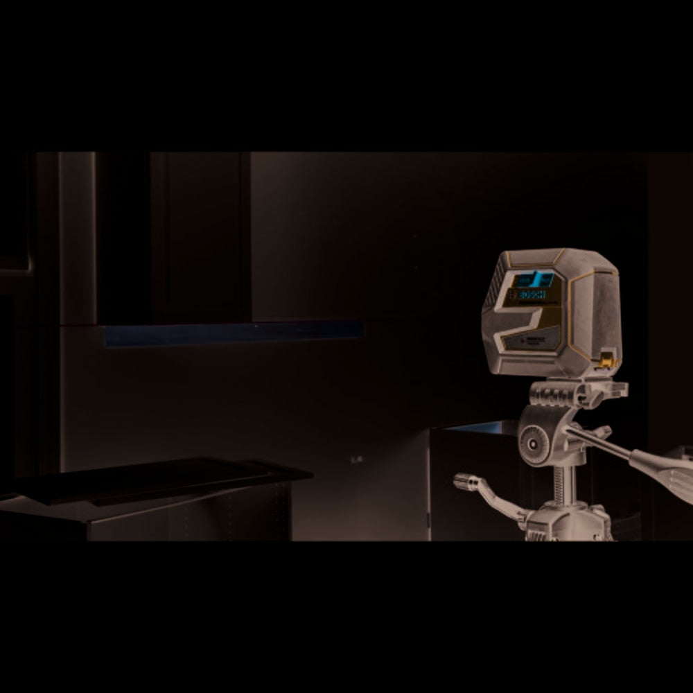 Bosch GCL100-40G Green-Beam Self-Leveling Cross-Line Laser with Plumb Points - 11