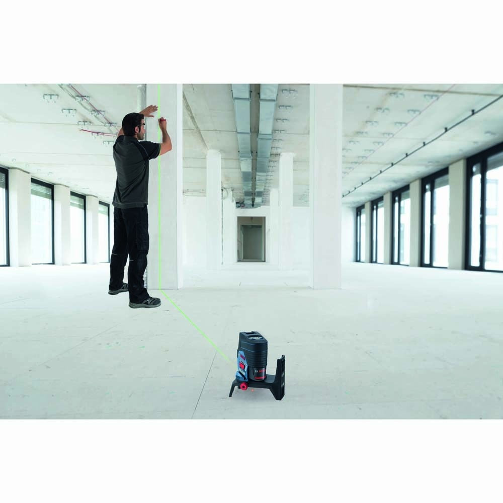 Bosch GCL100-80CG 12V Max Connected Green-Beam Cross-Line Laser w/Plumb Points - 5