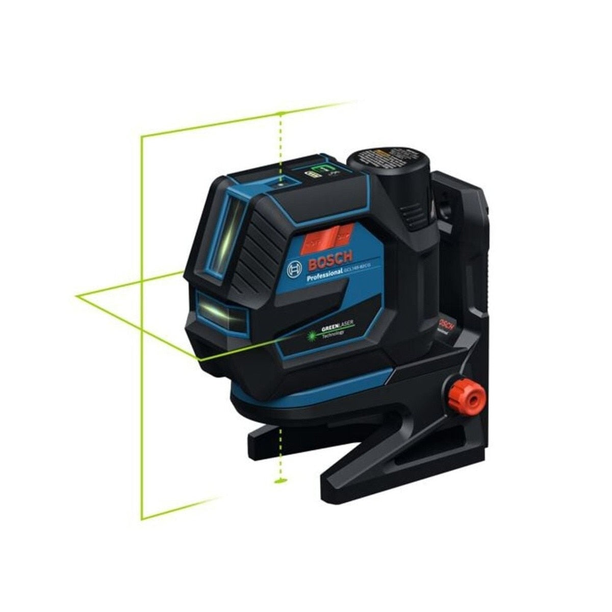 Bosch GCL165-82CGL 12V Self-Leveling Cross-Line Laser w/ Plumb Points-Green