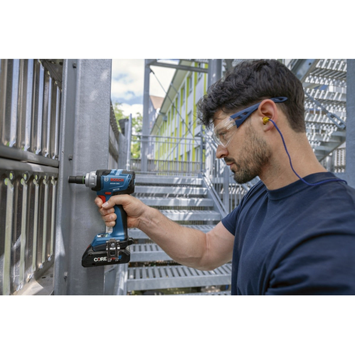 Bosch GDS18V-230CB24 18V 3/8" Brushless Impact Wrench Friction Ring Kit (2 Batteries) - 3