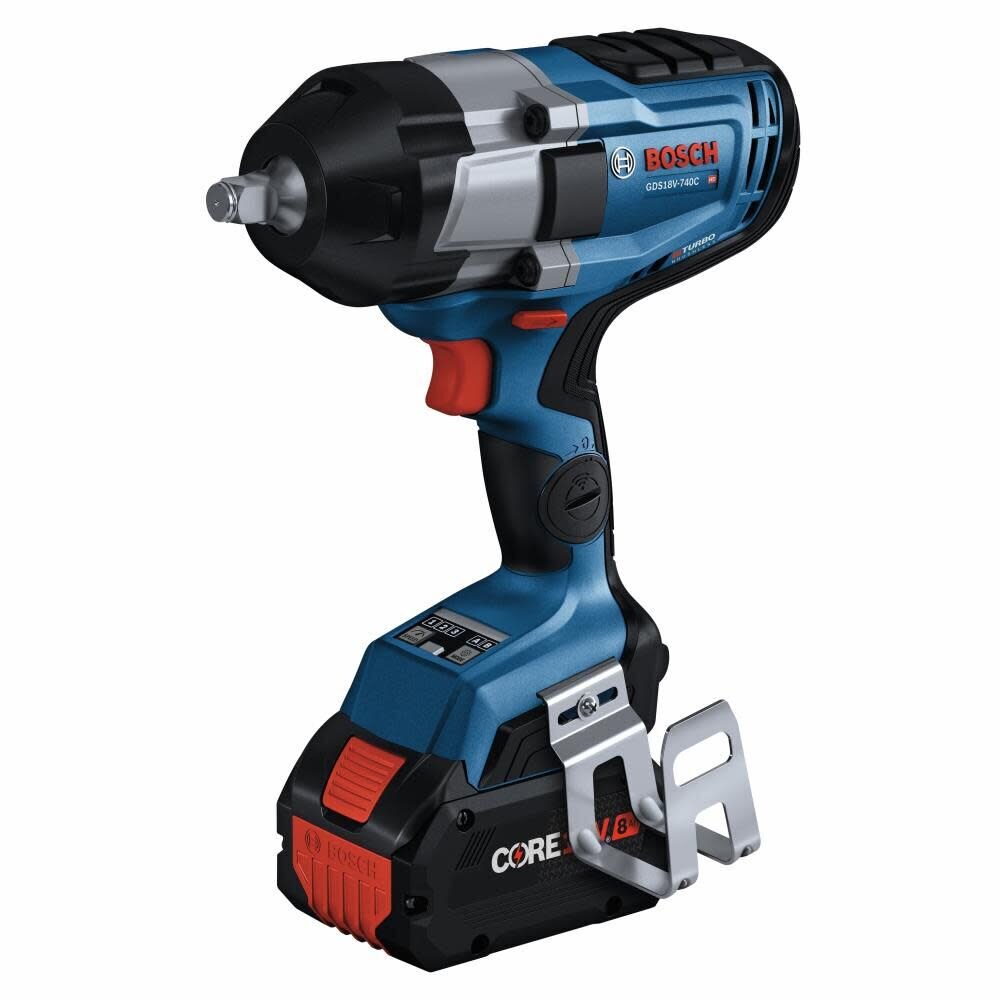 Bosch GDS18V-740CB14 PROFACTOR 18V Connected 1/2" Impact Wrench Kit with Friction Ring and (1) CORE18V 8 Ah High Power Battery - 3
