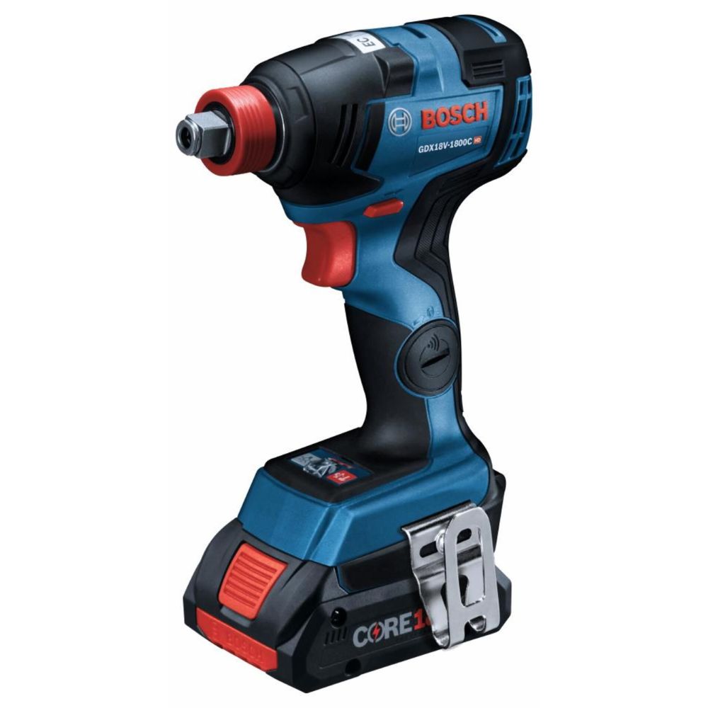 Bosch GDX18V-1800CB15 18V Connected-Ready Two-In-One 1/4 In. and 1/2 In. Bit/Socket Impact Driver/Wrench Kit with (1) CORE18V 4.0 Ah Compact Battery - 3