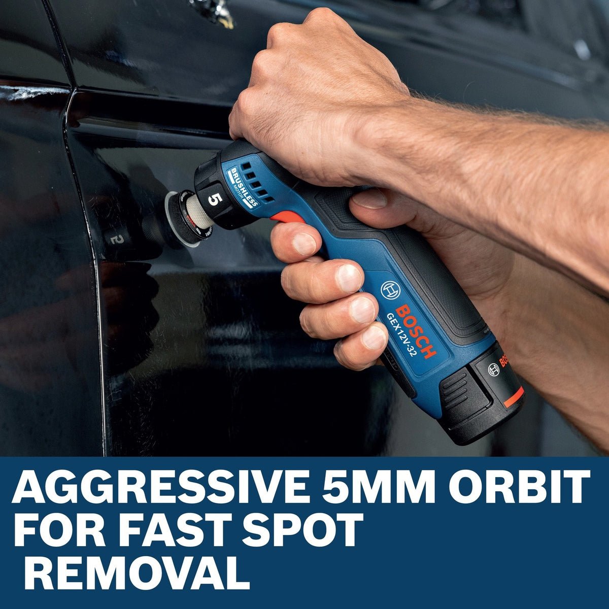 Bosch GEX12V-32N 12V Compact Cordless Brushless 1-1/4" Random Orbital Sander Bare Tool - 5
