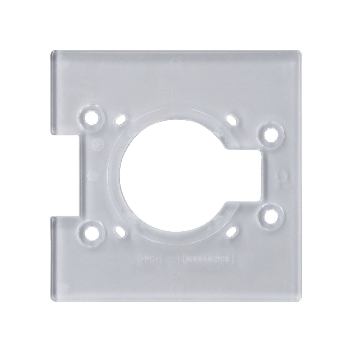 Bosch GKFSQ01 Transparent Palm Router Square Subbase for Edge Profiling