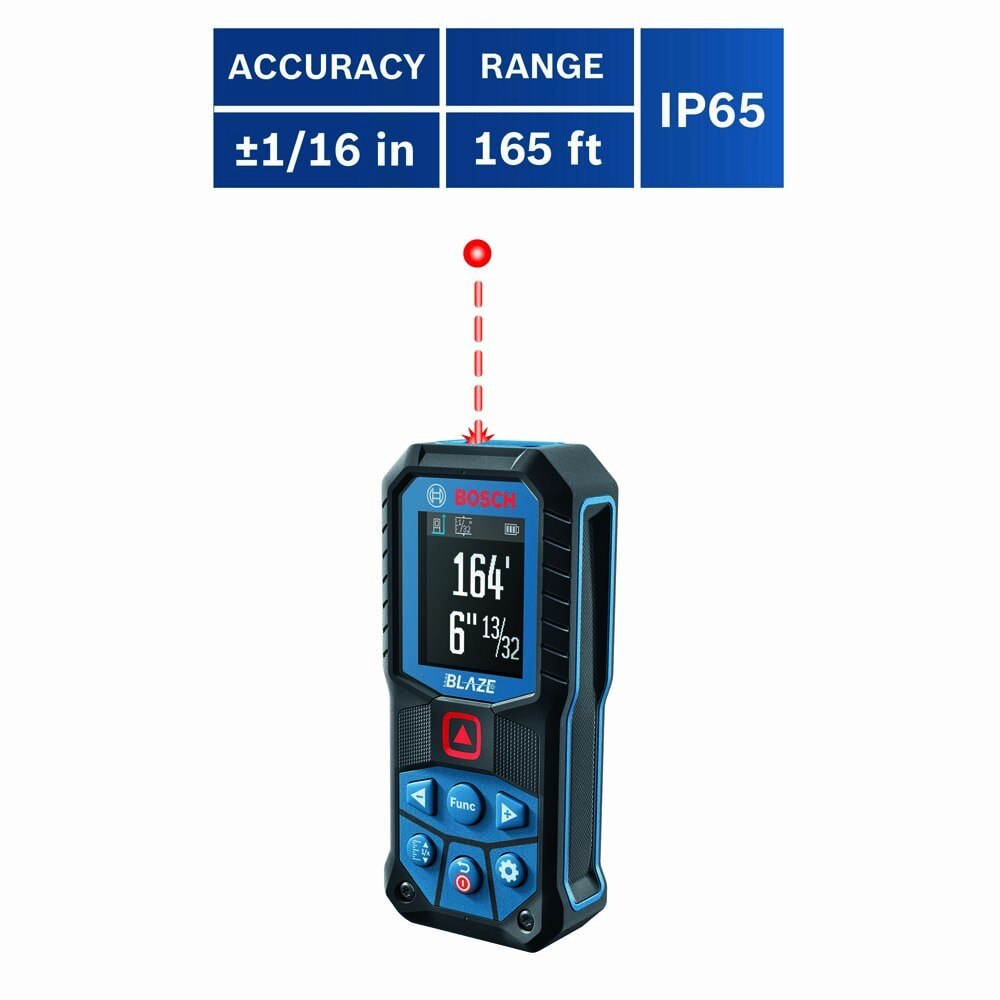 Bosch GLM165-22 BLAZE™ 165 Ft. Laser Measure - 13