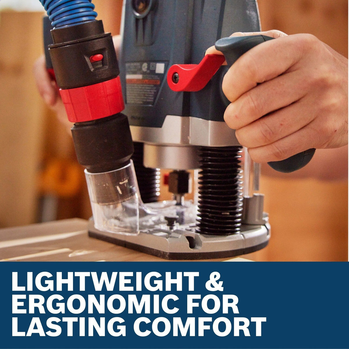 Bosch GOF13-25 1-3/4 HP Mid-Size Plunge Router with Variable Speed and Soft Start - 3