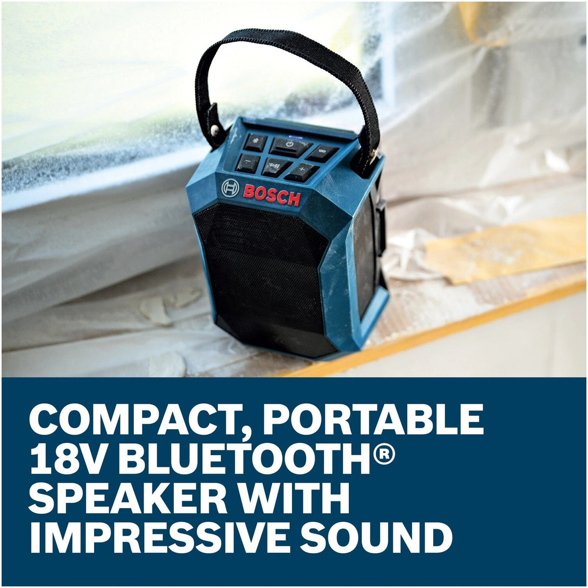 Bosch GPB18V-1CN 18V Portable Jobsite Bluetooth Speaker with USB C Port - 3