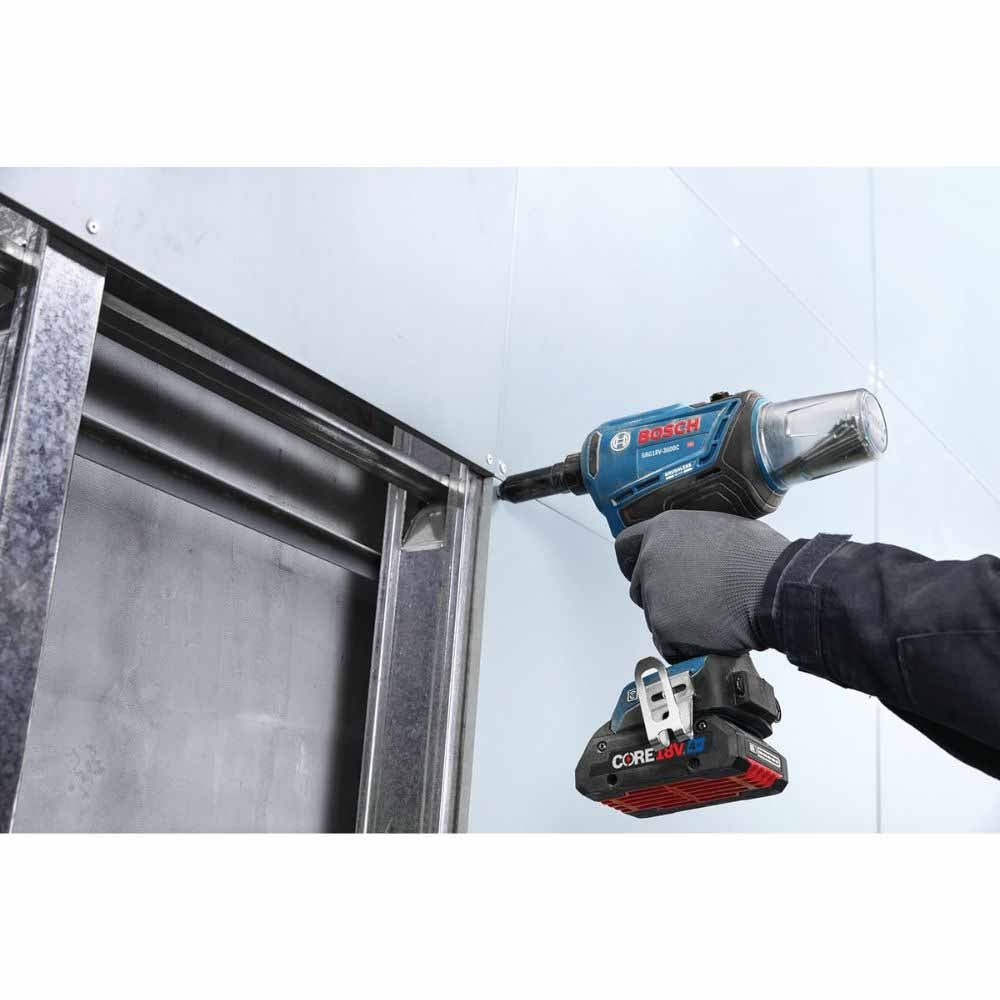 Bosch GRG18V-3600CB24 18V Brushless Rivet Gun w/ (2) CORE18V 4 Ah Advanced Power Battery - 11