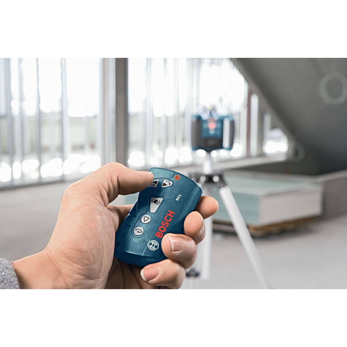 Bosch GRL 300 HVG Self Leveling Green Beam Rotary Laser with Layout Beam and 1000' Range - 6