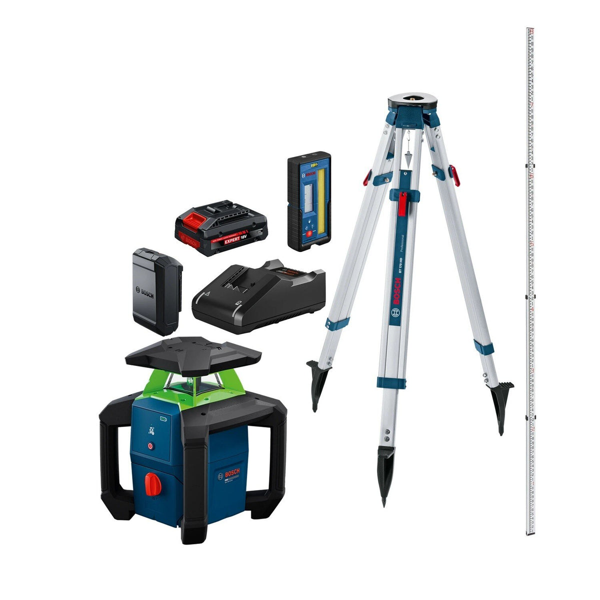 Bosch GRL18V-31K 18V Green Beam Horizontal Rotary Laser Kit with Carrying Case