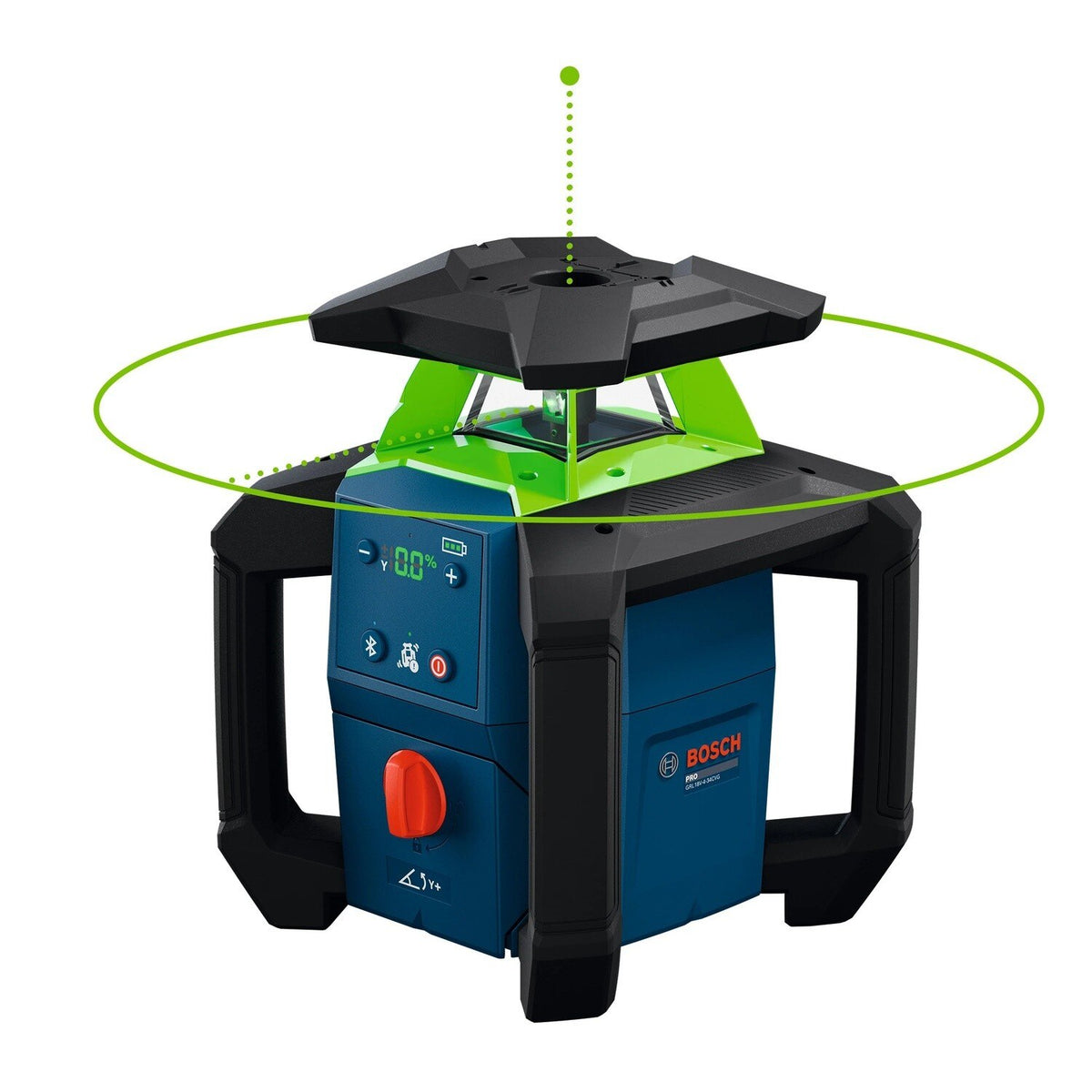 Bosch GRL18V-34K 18V Green Beam Horizontal Vertical Rotary Laser Kit with Carrying Case - 4
