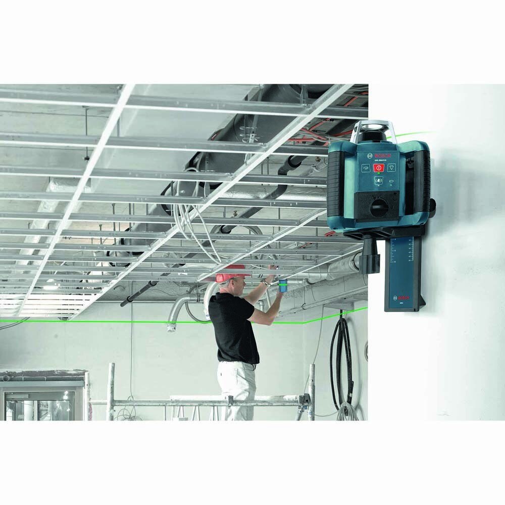 Bosch GRL300HVG Self-Leveling Green Rotary Laser with Layout Beam - 7