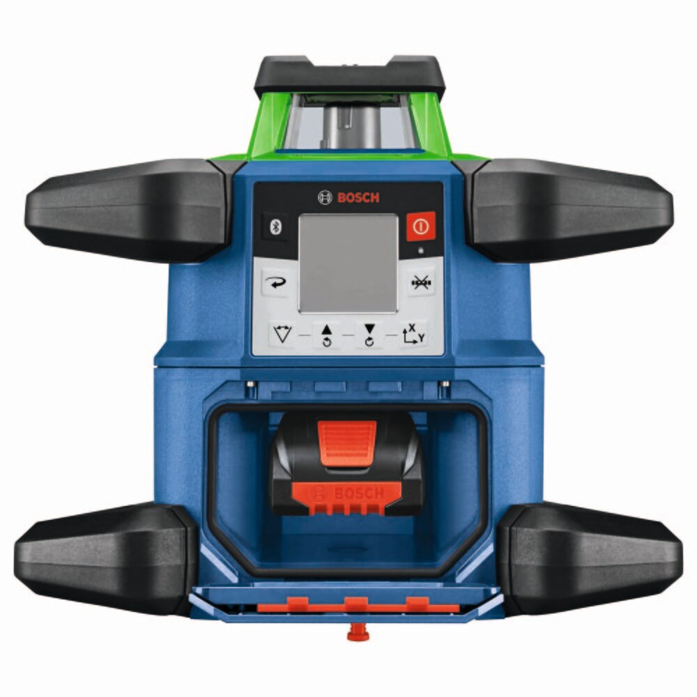 Bosch GRL4000-90CHVGK 18V REVOLVE4000 Connected Green-Beam Self-Leveling Horizontal/Vertical Rotary Laser Kit with (1) CORE18V 4 Ah Advanced Power Battery - 3