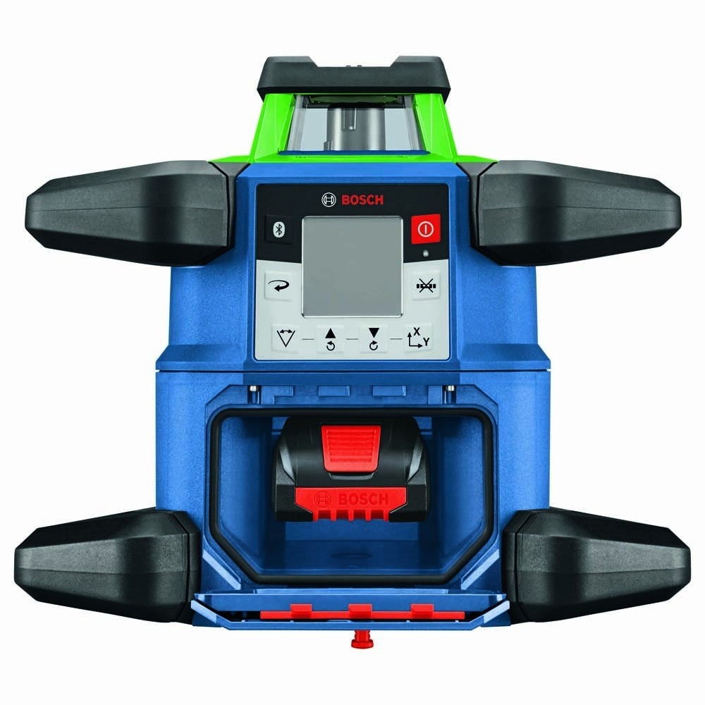 Bosch GRL4000-90CHVGK 18V REVOLVE4000 Connected Green-Beam Self-Leveling Horizontal/Vertical Rotary Laser Kit with (1) CORE18V 4 Ah Advanced Power Battery - 3