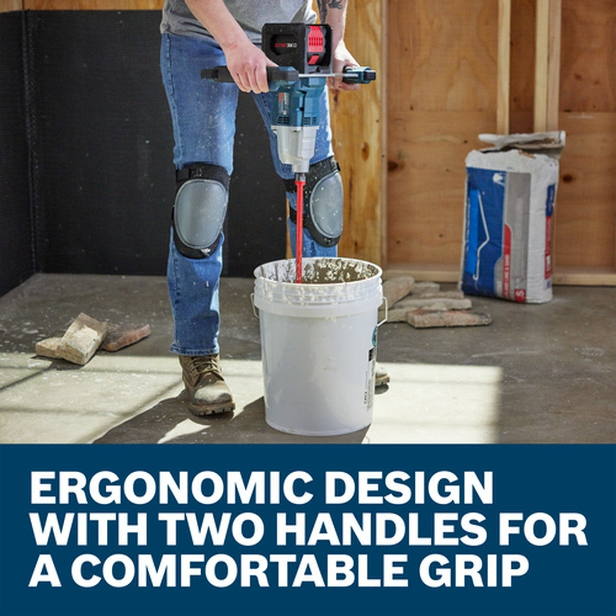 Bosch GRW18V-160N 18V Brushless High Torque Cordless Mixer Bare Tool - 6