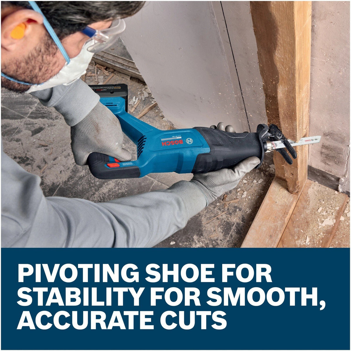 Bosch GSA18V-280N 18V Brushless Cordless Reciprocating Saw Tool Only - 4