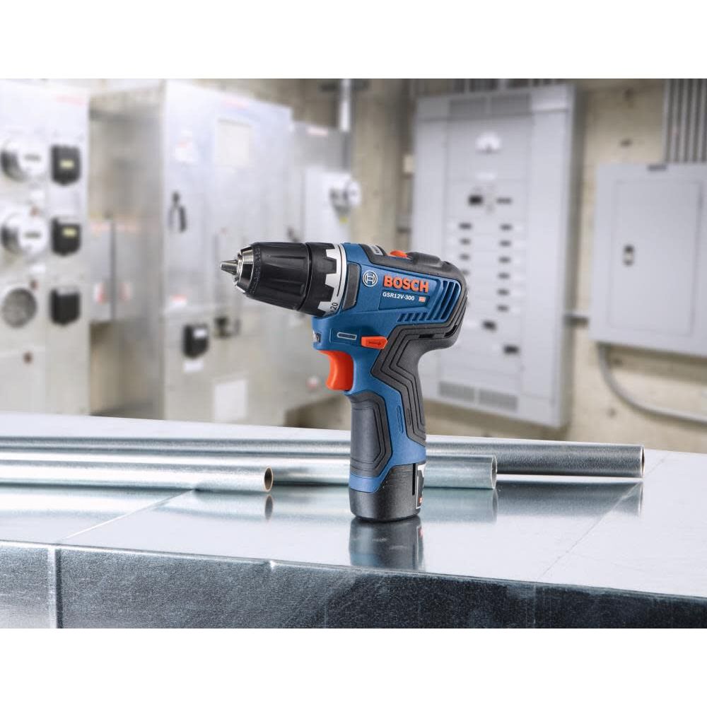 Bosch GSR12V-300B22 12V Max EC Brushless 3/8" Drill/Driver Kit - 3