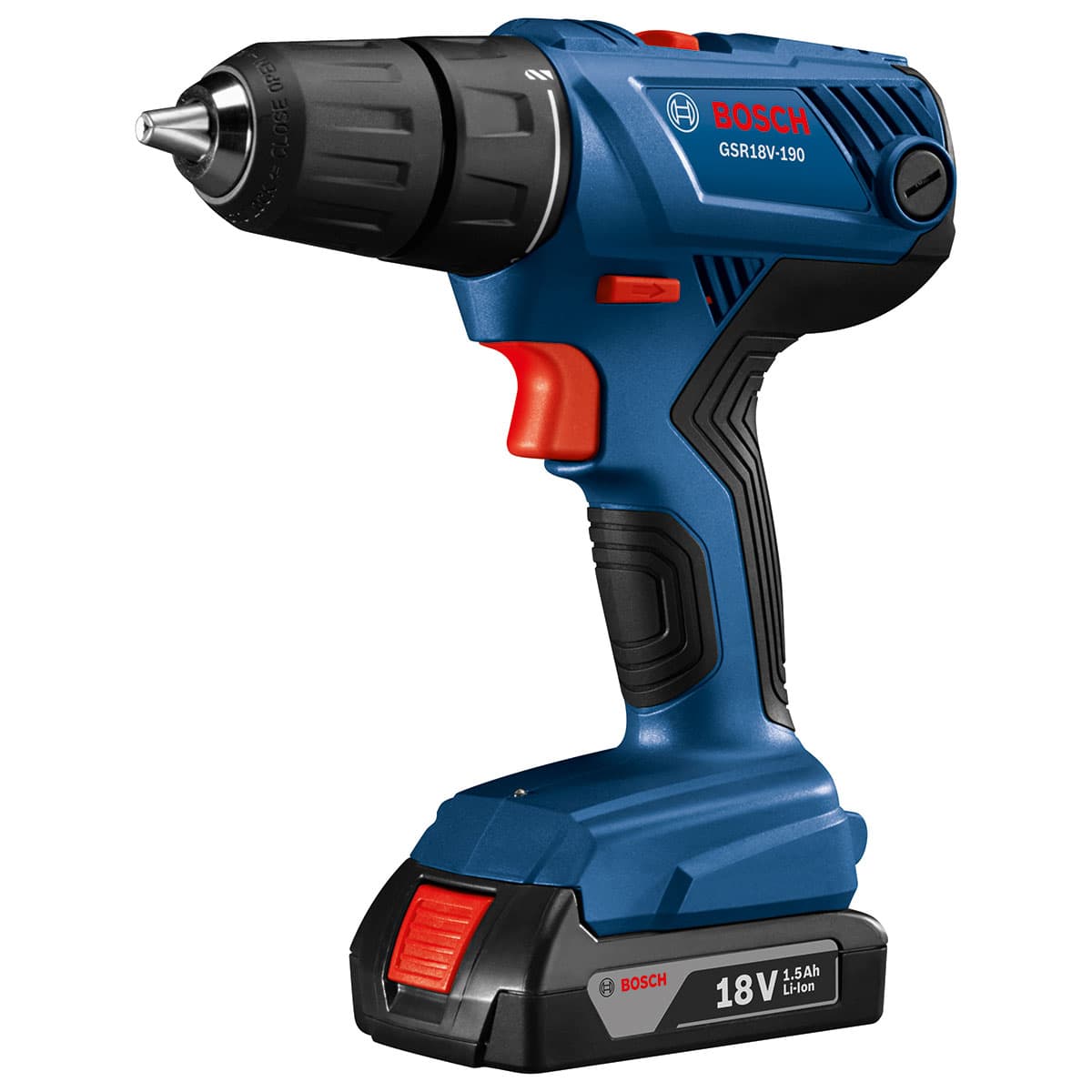 Bosch GSR18V-190B22 18V Compact 1/2" Drill/Driver Kit with 2-SlimPack Batteries - 3