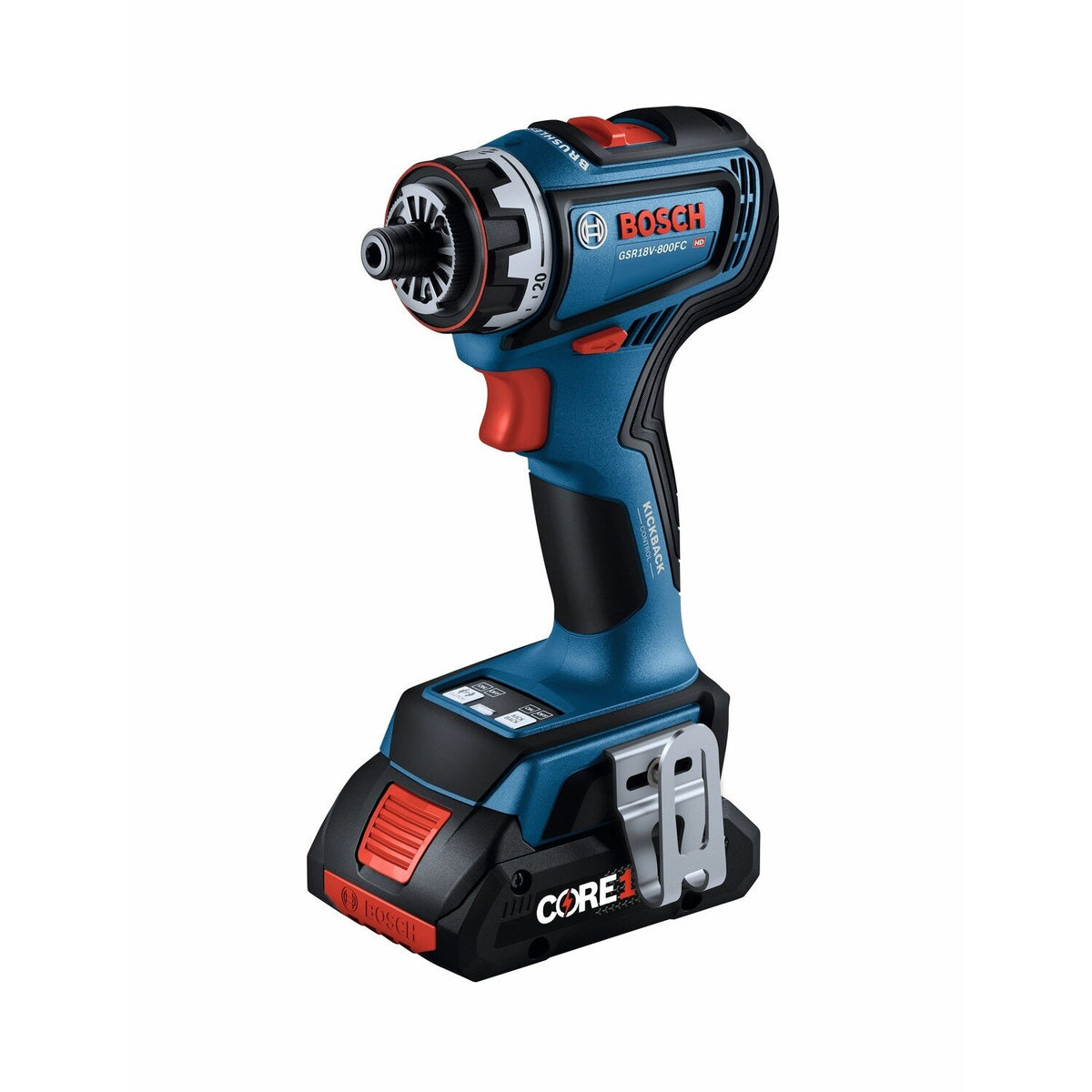 Bosch GSR18V-800FCB24 18V Brushless 5-In-1 Flexiclick Drill Driver Kit (2 Batteries) - 5