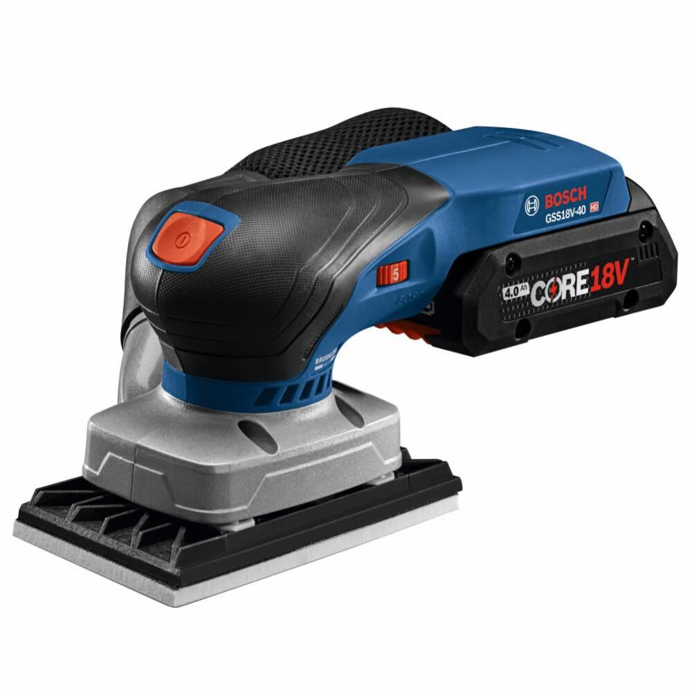 Bosch GSS18V-40N 18V Brushless Sheet Orbital Finishing Sander (Bare Tool) - 4