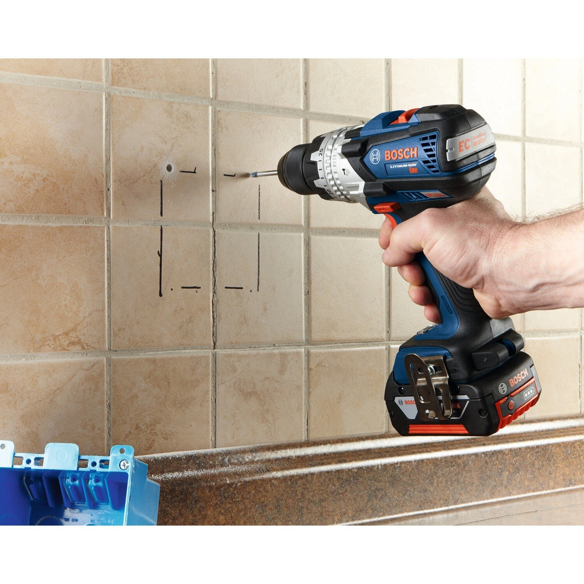 Bosch GT400 5/16" Carbide Tipped Glass and Tile Bit - 4
