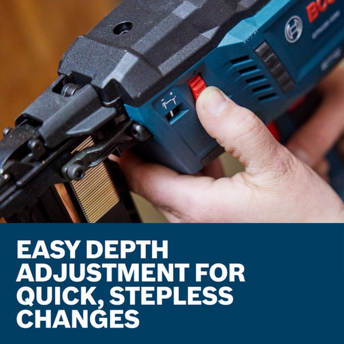 Bosch GTH18V-50MN 18V Brushless 16-Gauge 7-16" Medium Crown Stapler - 3