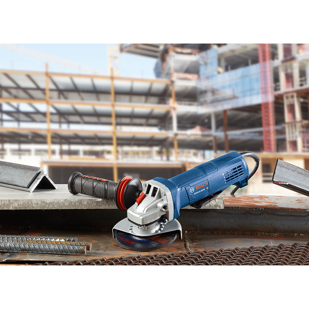 Bosch GWS10-45PE 4-1/2" Ergonomic Angle Grinder with Paddle Switch - 4