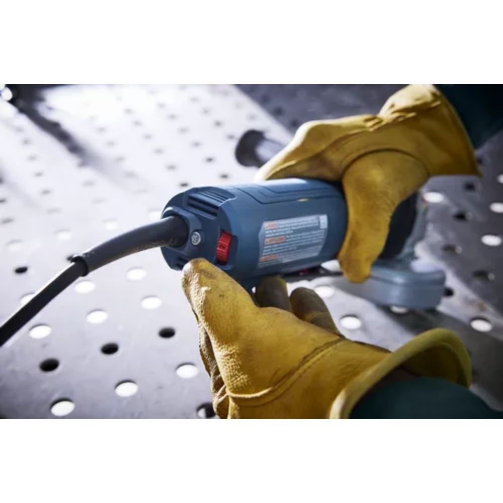 Bosch GWS12-450PBD 4.5" Ergonomic Corded Angle Grinder with No Lock-On Paddle Switch - 7