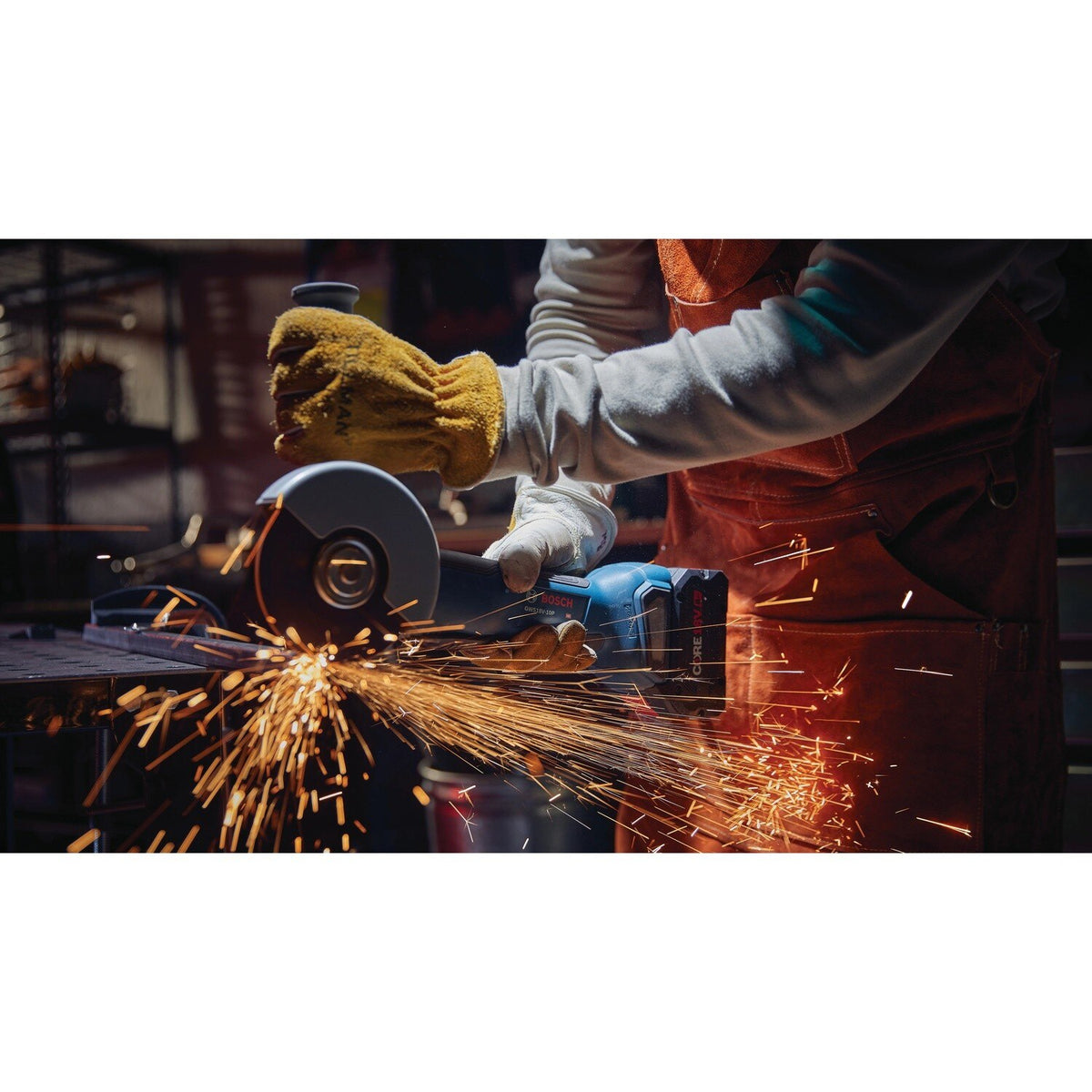Bosch GWS18V-10PN 18V Brushless 4-1/2" to 5" Angle Grinder with Paddle Switch Bare Tool - 3