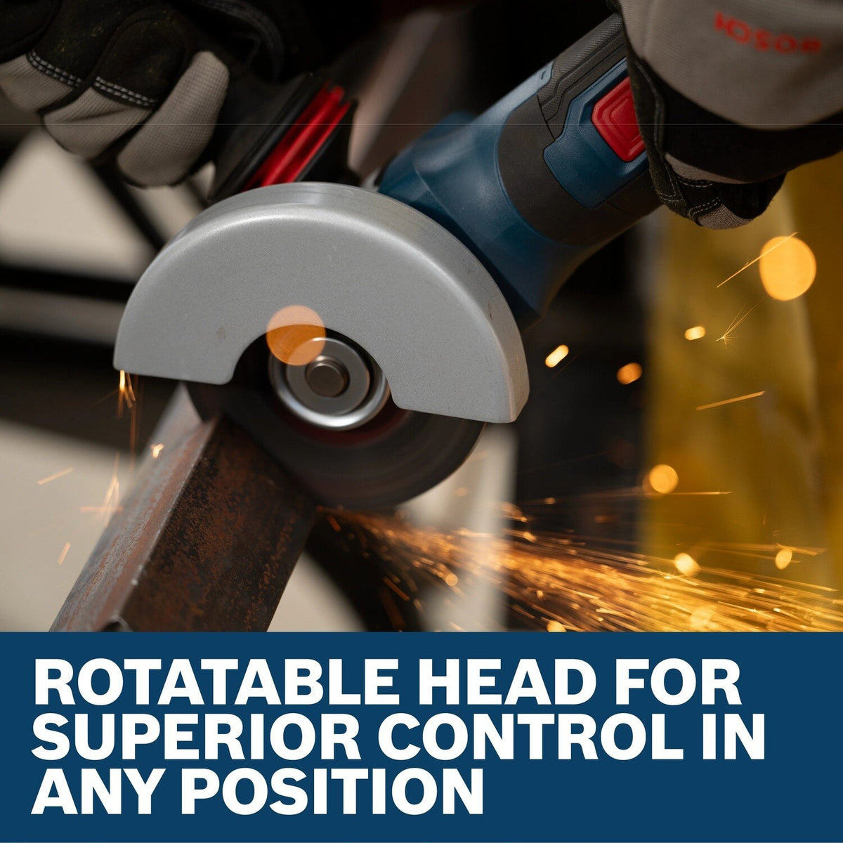 Bosch GWS18V-11PSN 18V 4-1/2" to 5" Brushless Angle Grinder with No Lock-On Paddle Switch - 5