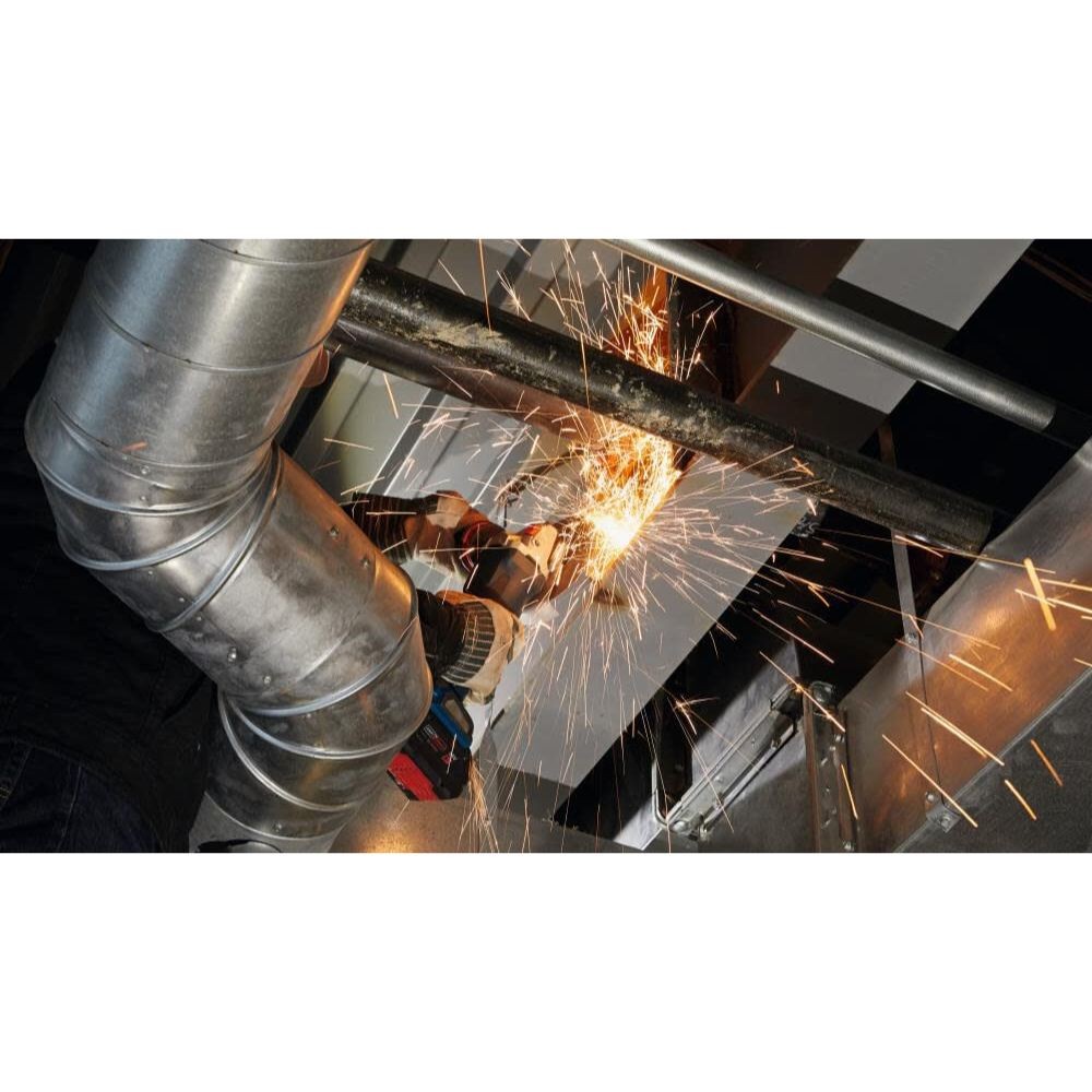 Bosch GWS18V-13CB14 PROFACTOR 18V Connected-Ready 5 – 6 In. Angle Grinder Kit with (1) CORE18V 8 Ah High Power Battery - 14