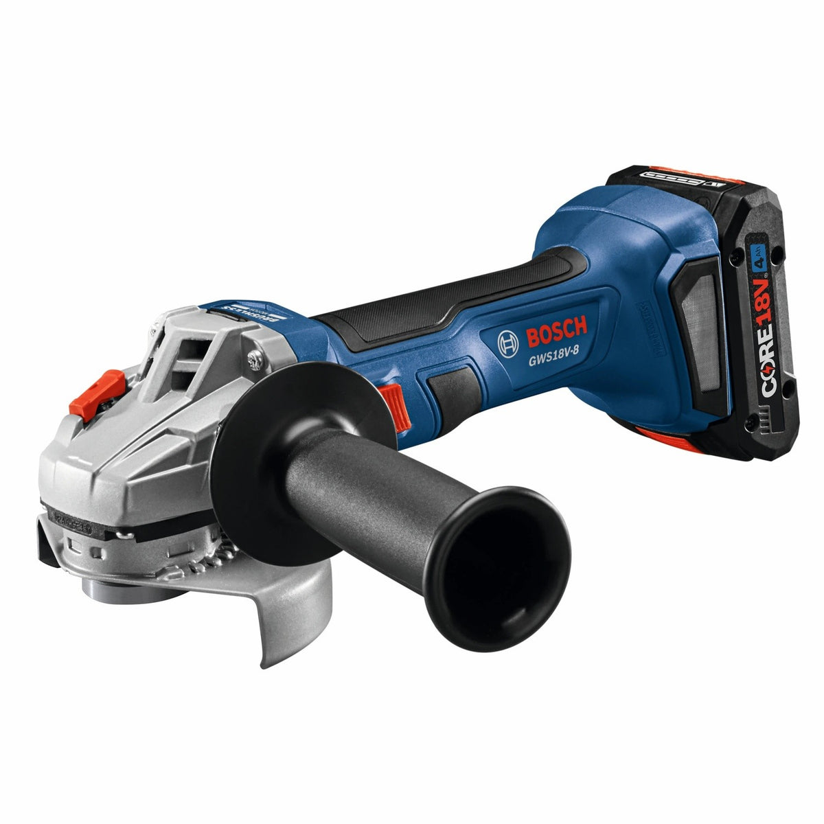 Bosch GWS18V-8B15 18V Brushless 4-1/2" Angle Grinder Kit with 4 Ah Battery and Charger - 3