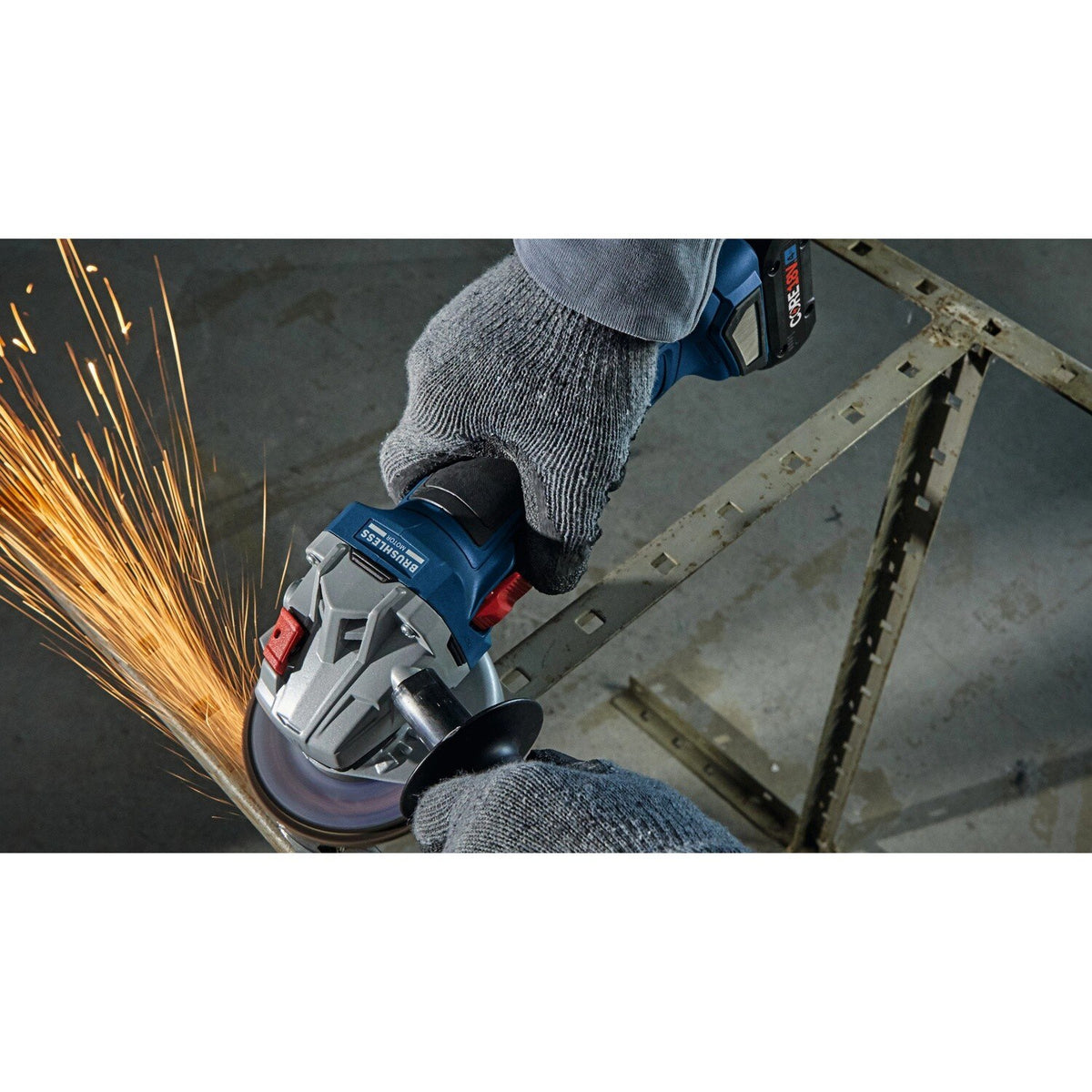 Bosch GWS18V-8N 18V Brushless 4-1/2" Angle Grinder with Slide Switch Bare Tool - 3