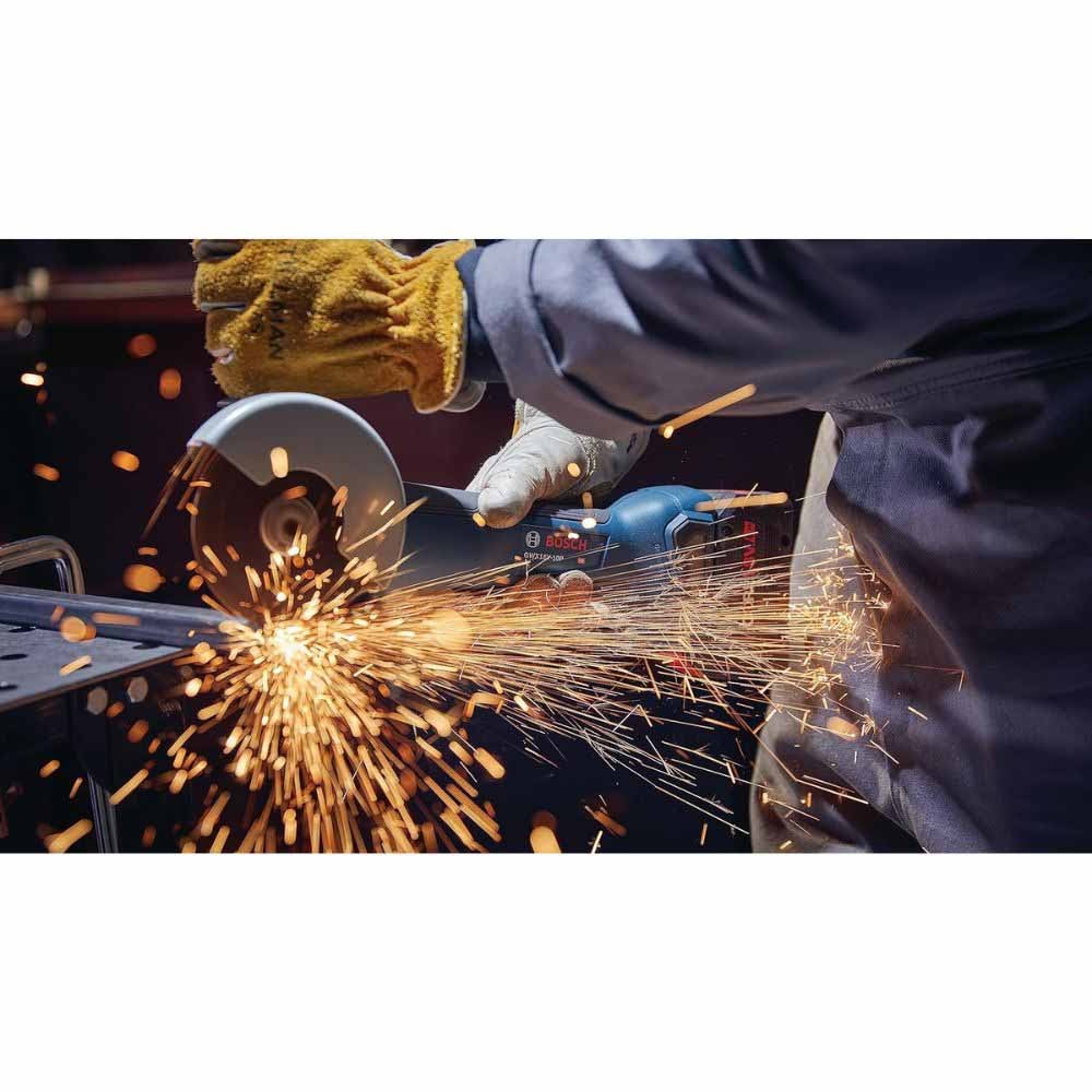 Bosch GWX18V-10PN 18V 4-1/2" - 5" X-LOCK Paddle Switch Angle Grinder (Bare Tool) - 8