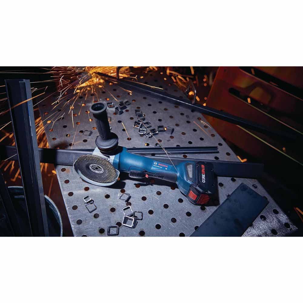 Bosch GWX18V-10PN 18V 4-1/2" - 5" X-LOCK Paddle Switch Angle Grinder (Bare Tool) - 16