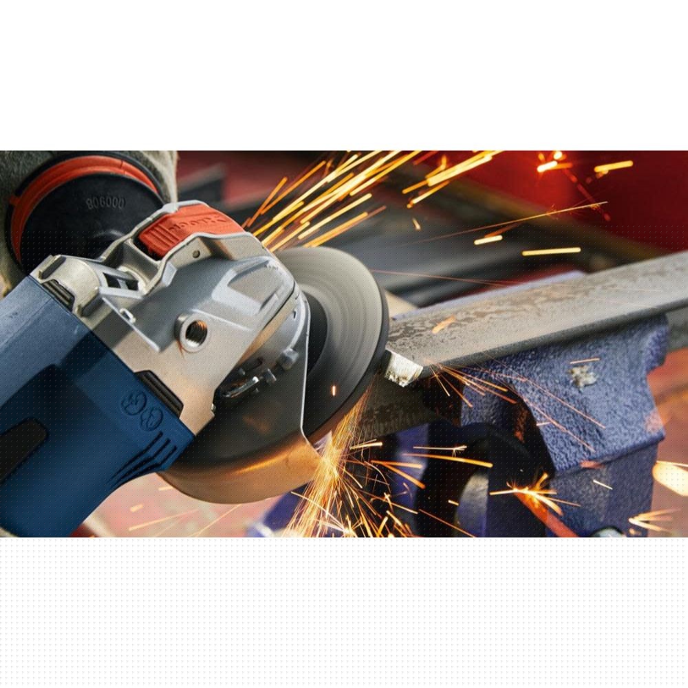 Bosch GWX18V-13PB14 PROFACTOR 18V X-LOCK 5 – 6 In. Angle Grinder with Paddle Switch and (1) CORE18V 8.0 Ah High Power Battery - 9