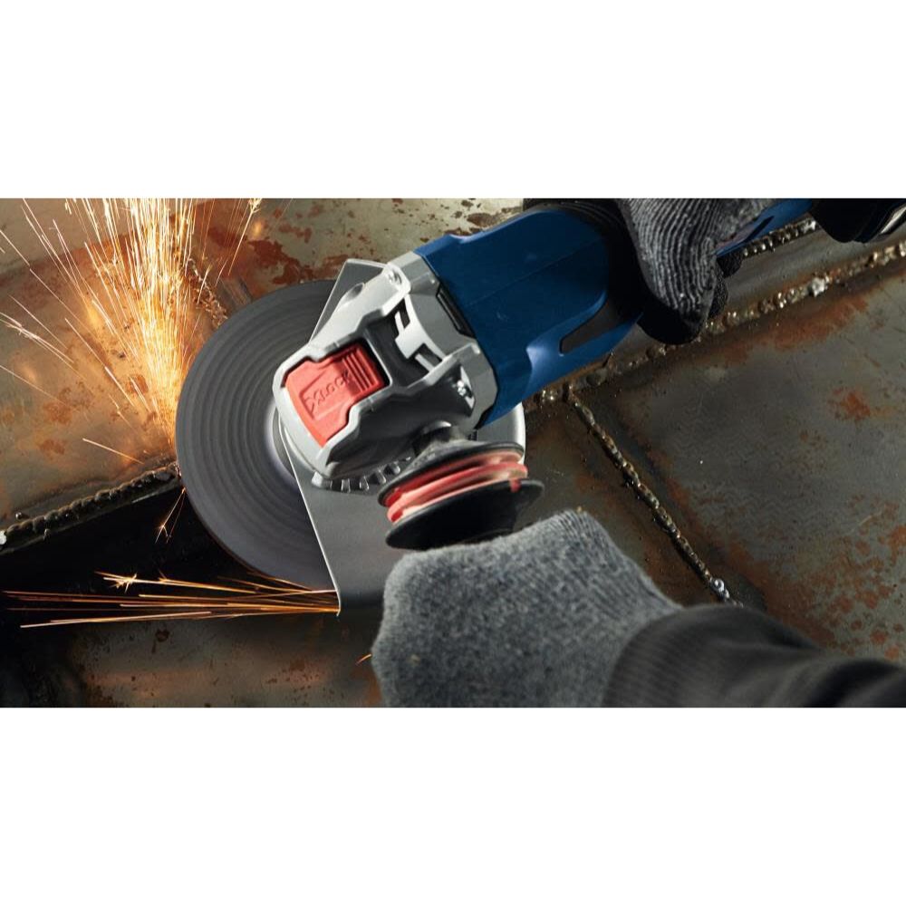 Bosch GWX18V-13PB14 PROFACTOR 18V X-LOCK 5 – 6 In. Angle Grinder with Paddle Switch and (1) CORE18V 8.0 Ah High Power Battery - 11