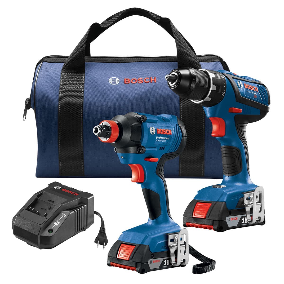 Bosch GXL18V-233B25 18V Cordless Drilling and Driving Pro Two-Tool Combo Kit