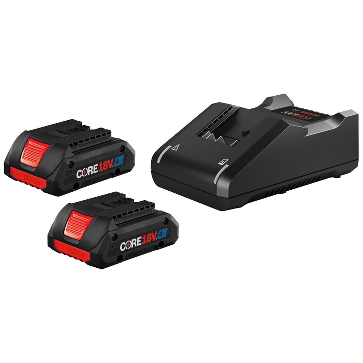 Bosch GXS18V-11N25 CORE18V Starter Kit - (2) 4.0 Batteries & Charger