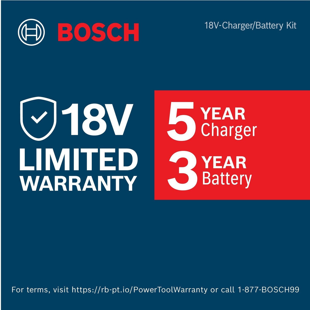 Bosch GXS18V-30N18 18V Starter Kit with 8 Ah High Power Battery and 16 Amp Turbo Charger - 2