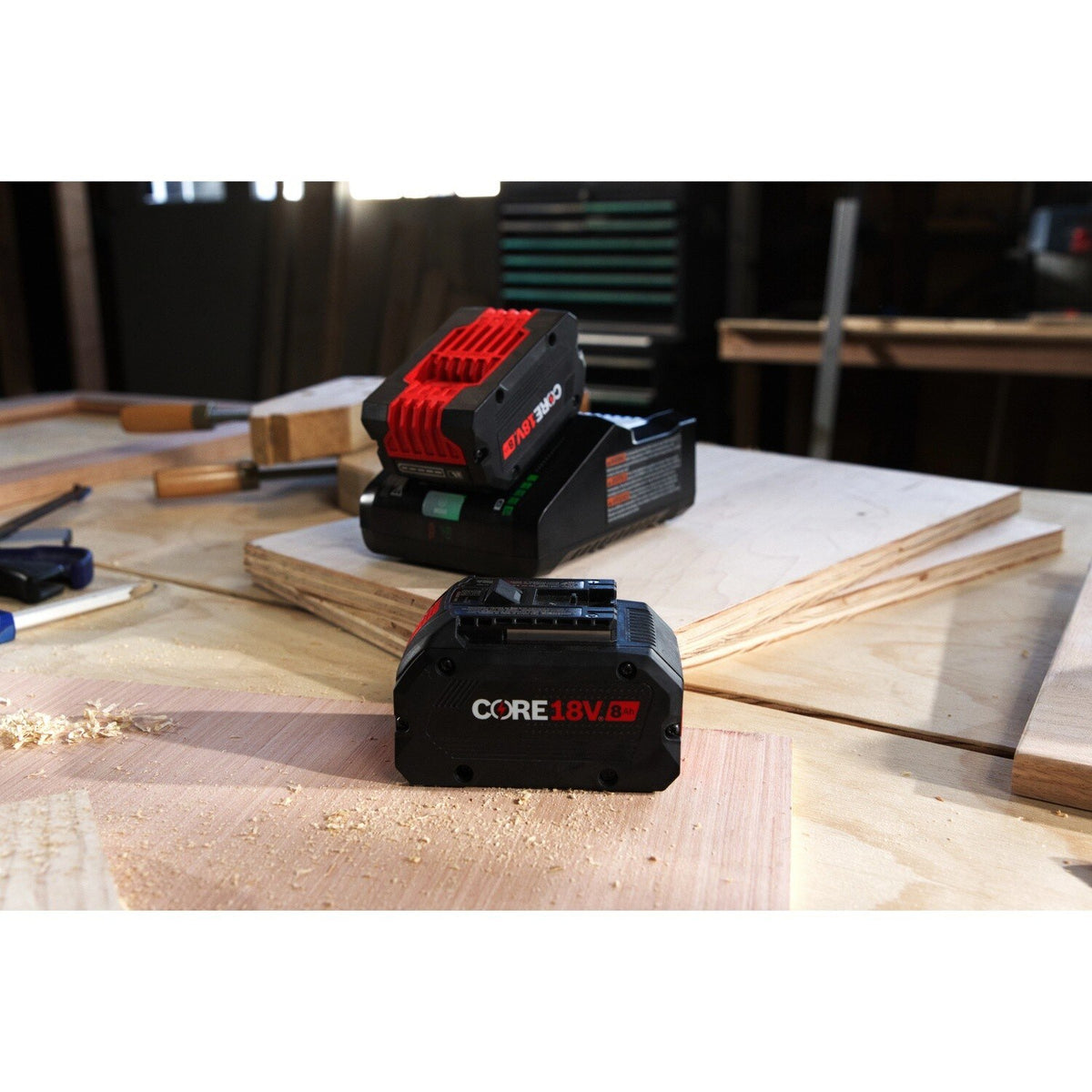 Bosch GXS18V-30N18 18V Starter Kit with 8 Ah High Power Battery and 16 Amp Turbo Charger - 3