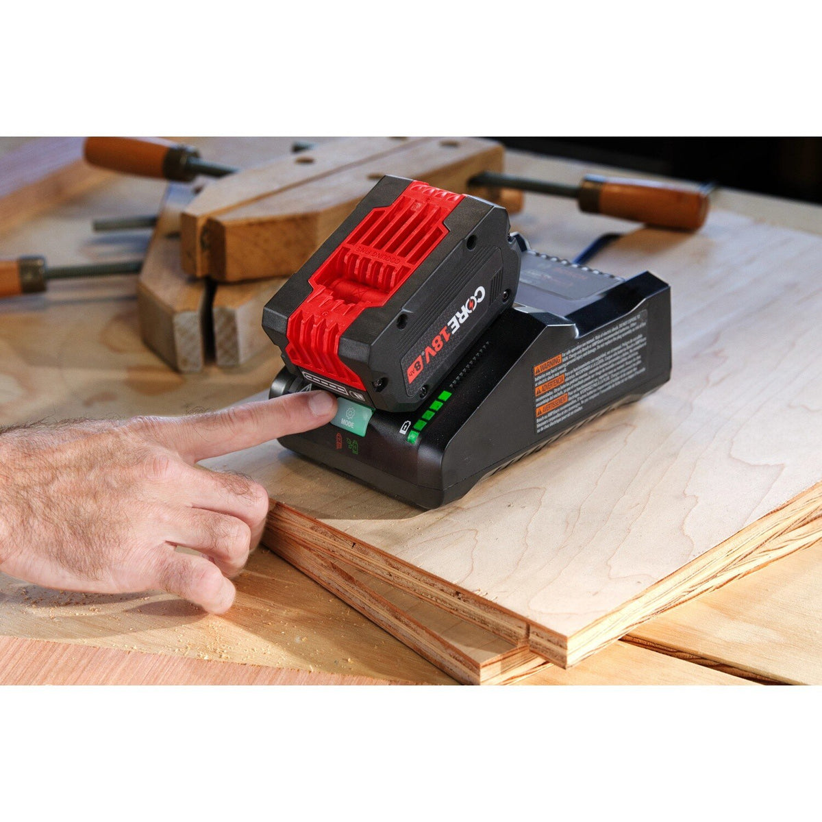 Bosch GXS18V-30N18 18V Starter Kit with 8 Ah High Power Battery and 16 Amp Turbo Charger - 5