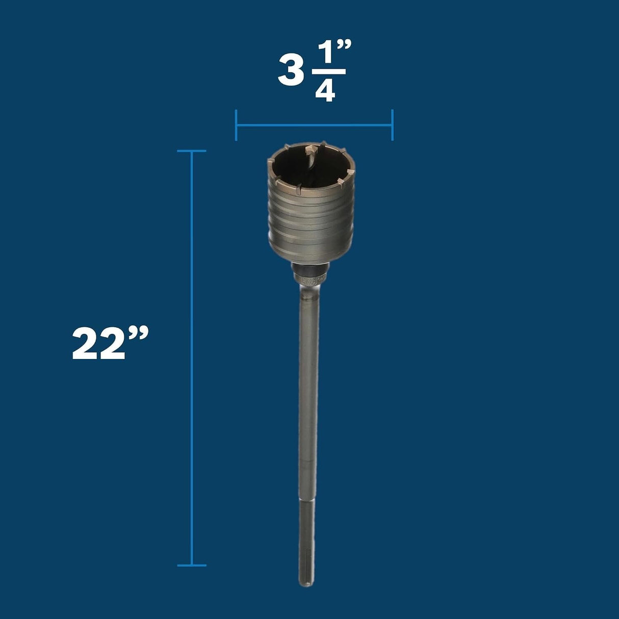 Bosch HC8536 3-1/4" x 17" x 22" SDS-max Rotary Hammer Core Bit - 3